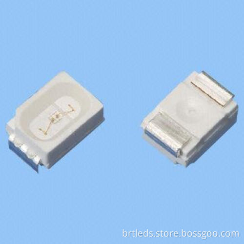 3020 LED, PLCC-2 and White Package, Pure White Color, 3.0 x 2.0 x 1.3mm, Typical Lumens of 2,500mcd